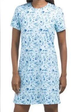 CABANA LIFE short sleeve shift dress